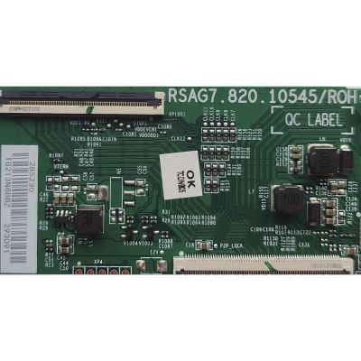 T-CON PARA TV TOSHIBA / NUMERO DE PARTE 285230 / RSAG7.820.10545/ROH / 293091 / PANEL'S HD425Y1U71-T0L2K2\GM\CKD3A\ROH / HD425Y1U71-T0L2K2\S2\GM\ROH / DISPLAY HV430QUB-F70 / MODELO 43C350KU - Imagen 2